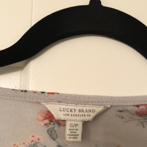 Bell Sleeve Lucky Brand V-Neck - Picture 3 of 4